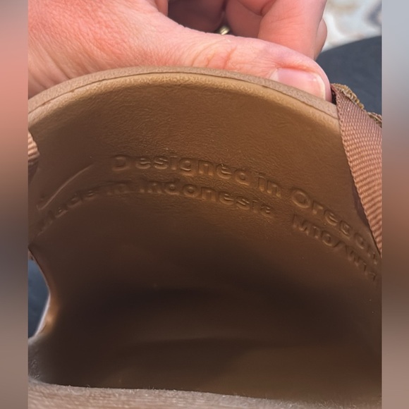 Nike Calm Women’s Tan Brown Mules With Removable Heel Strap Size 11 - Picture 9 of 10